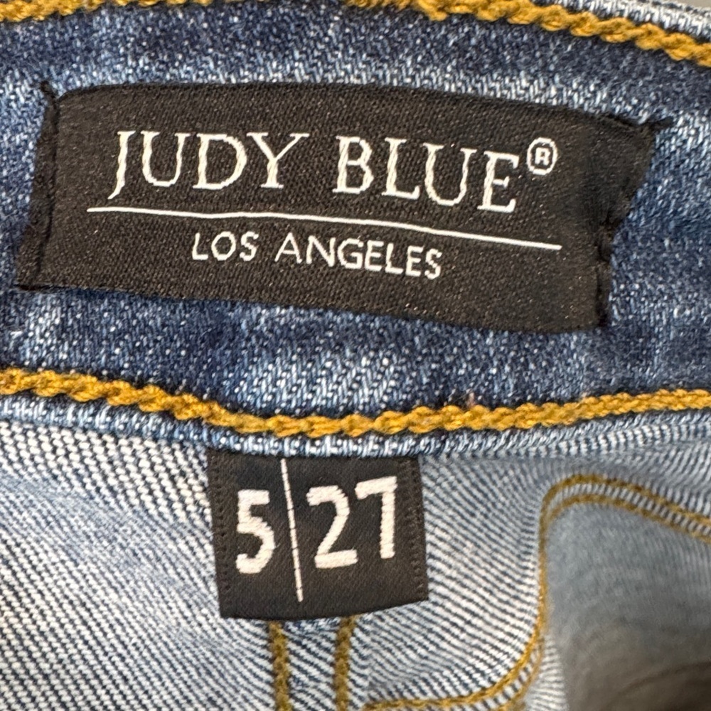 Judy Blue Slim Fit High Waisted Jeans Dark Wash 5/27 Style #JB82549DK - Picture 6 of 10